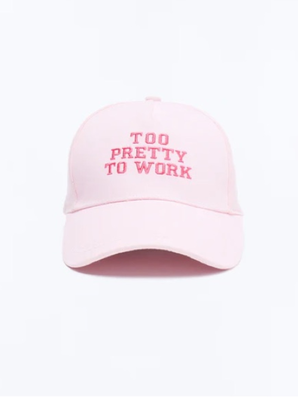 •Too Pretty• Pink Dad Hat | Cute Girly Adjustable Cap Trendy Streetwear